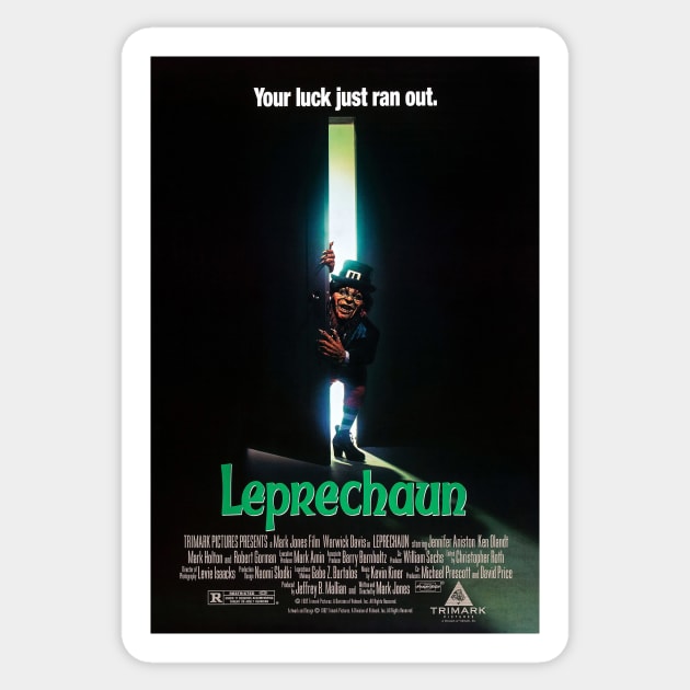 Leprechaun Movie Poster Sticker by petersarkozi82@gmail.com